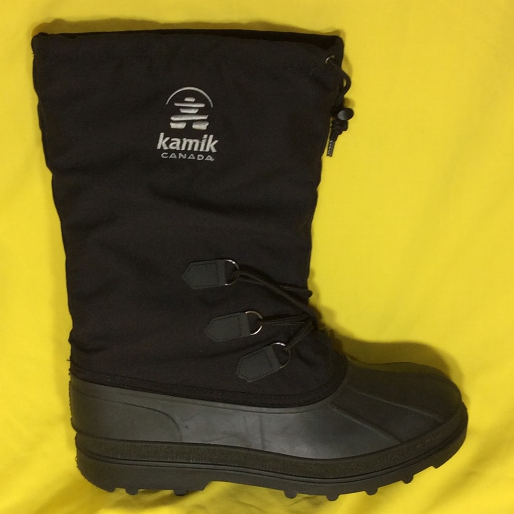 Kamik Men’s Black Insulated Snow Boots SZ 13 gently used